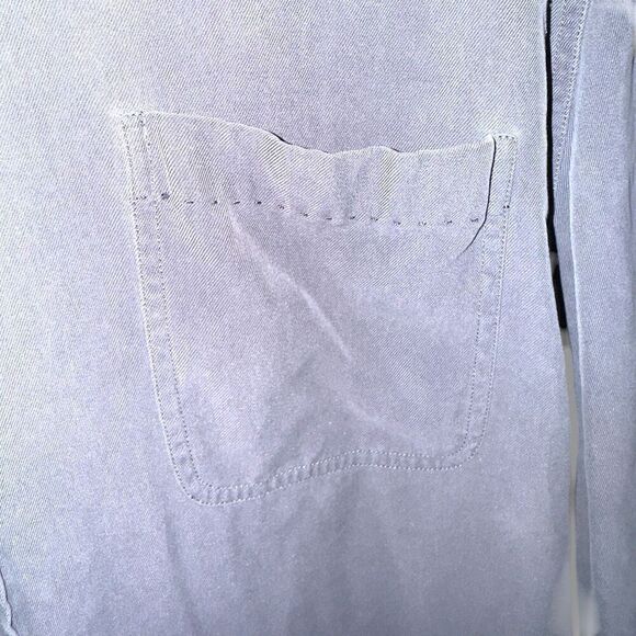 Nat Nast Gray Casual Button Down Shirt with Classic Collar - Picture 3 of 9